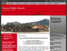 Tablet Screenshot of noxonschools.com